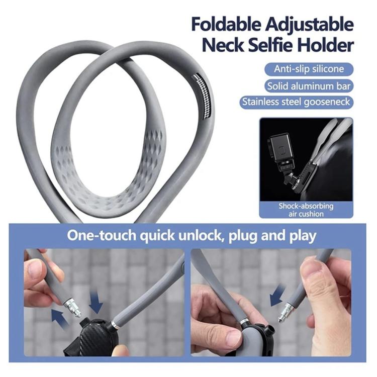JMARY MG-01 For Phone Action Camera POV / Vlog Selfie Mount Neck Mount Hand Free Holder - free shipping - PMC TechLife - Order now!
