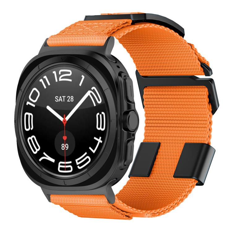 For Samsung Galaxy Watch Ultra 47mm / Ultra 2025 Kalebol Braided Nylon Sport Watch Band(Orange) - free shipping - PMC TechLife - Order now!