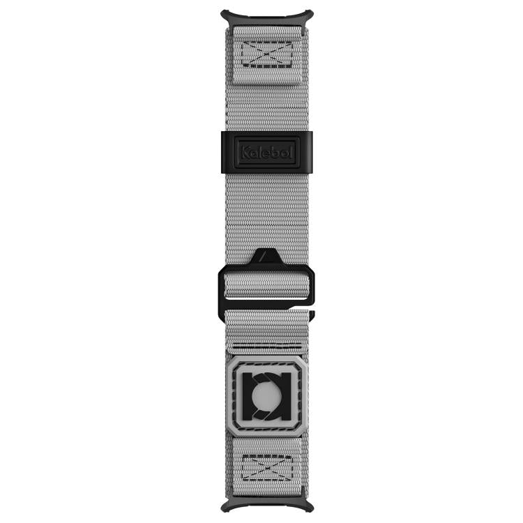For Samsung Galaxy Watch Ultra 47mm / Ultra 2025 Kalebol Braided Nylon Sport Watch Band(Gray) - free shipping - PMC TechLife - Order now!