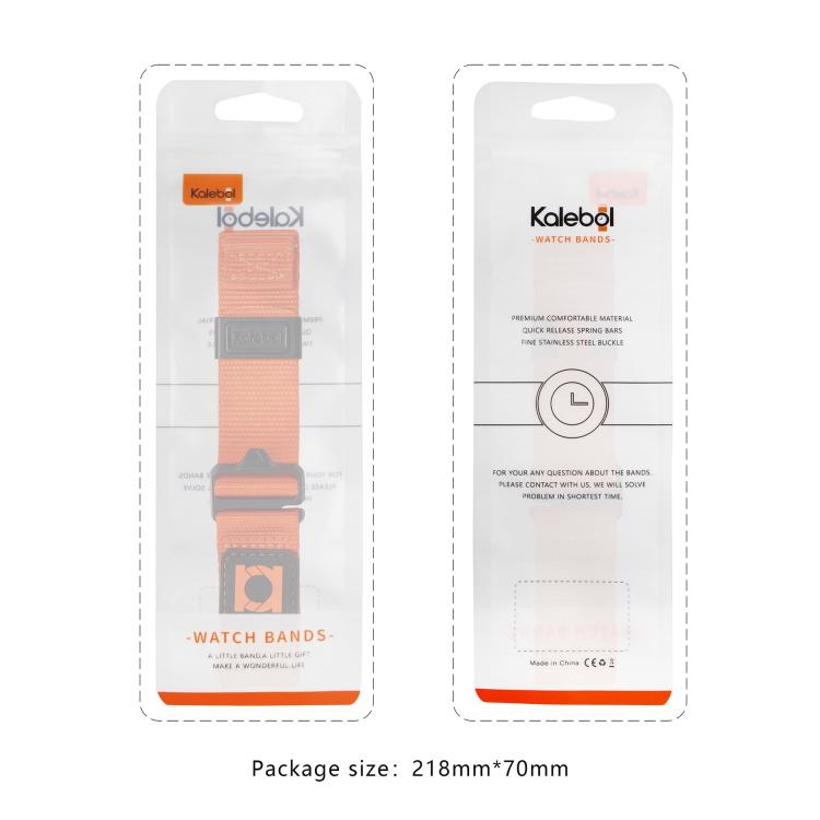 For Samsung Galaxy Watch Ultra 47mm / Ultra 2025 Kalebol Braided Nylon Sport Watch Band(Blue) - free shipping - PMC TechLife - Order now!