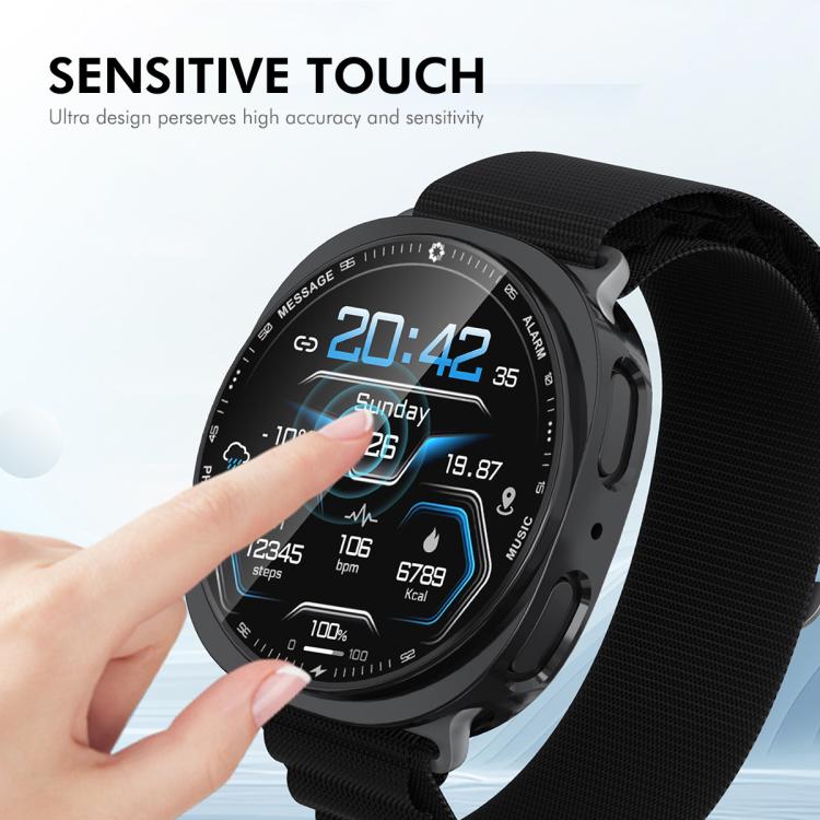 For Samsung Galaxy Watch8 40mm ENKAY Hat-Prince Full Coverage Electroplated Soft TPU Case with Screen Protection(Transparent) - free shipping - PMC TechLife - Order now!