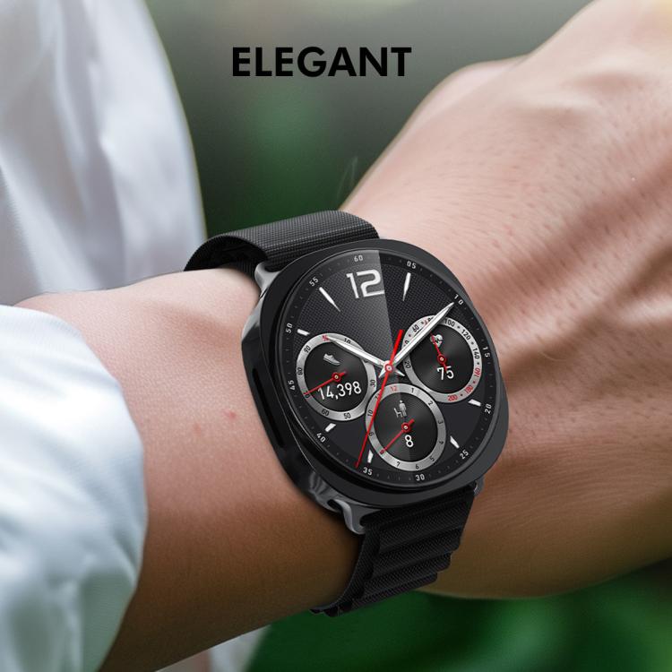 For Samsung Galaxy Watch8 44mm ENKAY Hat-Prince Full Coverage Electroplated Soft TPU Case with Screen Protection(Rose Gold) - free shipping - PMC TechLife - Order now!