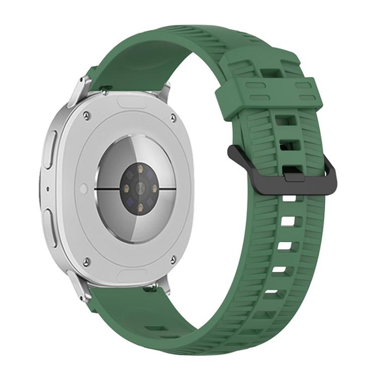 For Samsung Galaxy Watch8 / Watch8 Classic Tire Texture Silicone Watch Band(Army Green) - free shipping - PMC TechLife - Order now!