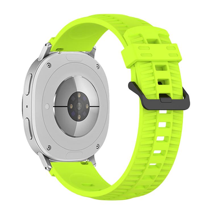For Samsung Galaxy Watch8 / Watch8 Classic Tire Texture Silicone Watch Band(Lime) - free shipping - PMC TechLife - Order now!