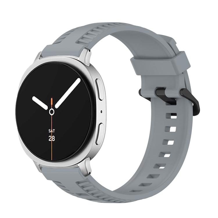 For Samsung Galaxy Watch8 / Watch8 Classic Tire Texture Silicone Watch Band(Gray) - free shipping - PMC TechLife - Order now!
