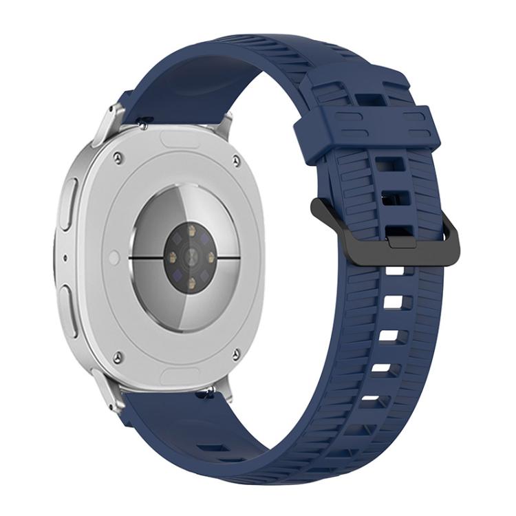 For Samsung Galaxy Watch8 / Watch8 Classic Tire Texture Silicone Watch Band(Navy Blue) - free shipping - PMC TechLife - Order now!