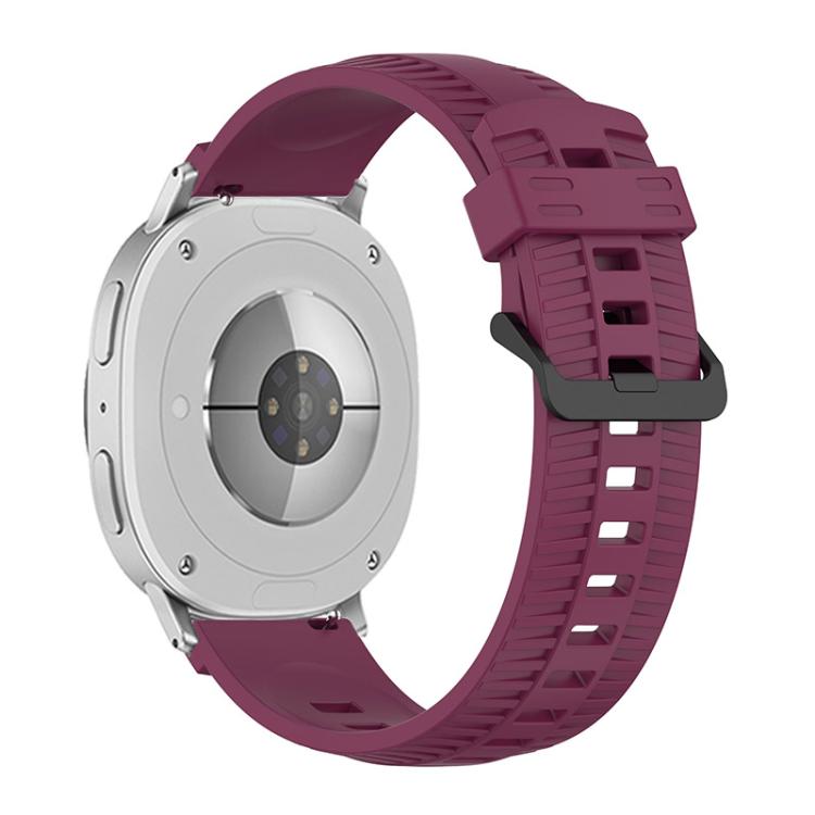 For Samsung Galaxy Watch8 / Watch8 Classic Tire Texture Silicone Watch Band(Wine Red) - free shipping - PMC TechLife - Order now!