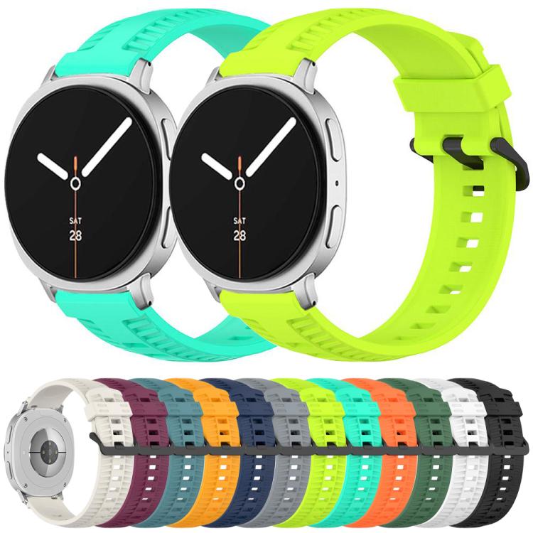 For Samsung Galaxy Watch8 / Watch8 Classic Tire Texture Silicone Watch Band(Gray) - free shipping - PMC TechLife - Order now!