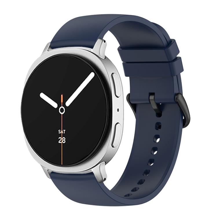 For Samsung Galaxy Watch8 / Watch8 Classic Round Tail Silicone Watch Band(Midnight Blue) - free shipping - PMC TechLife - Order now!