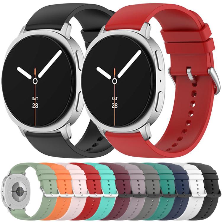 For Samsung Galaxy Watch8 / Watch8 Classic Round Tail Silicone Watch Band(Light Pink) - free shipping - PMC TechLife - Order now!