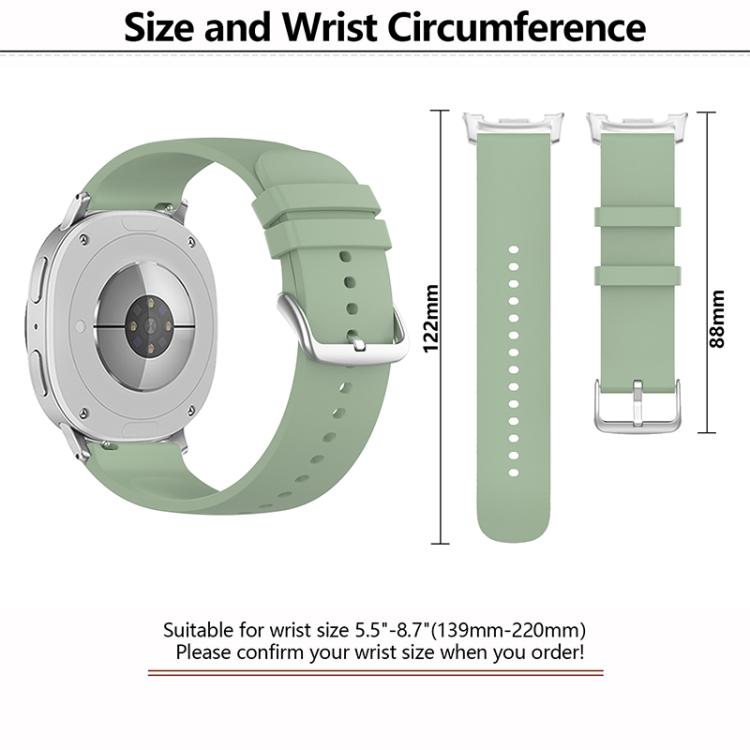 For Samsung Galaxy Watch8 / Watch8 Classic Round Tail Silicone Watch Band(Pine Green) - free shipping - PMC TechLife - Order now!