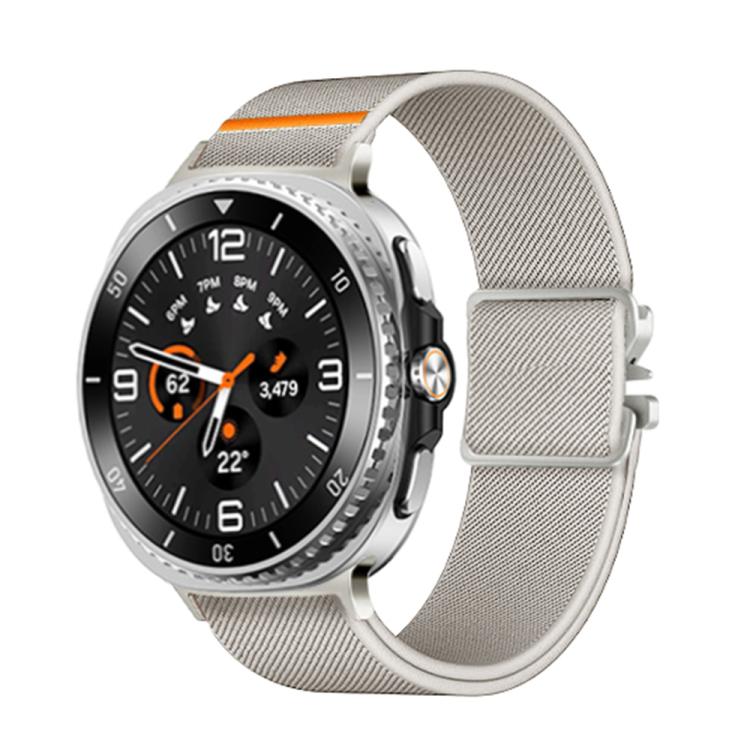 For Samsung Galaxy Watch8 / Watch8 Classic Parachute Buckle Stretch Nylon Watch Band(Starlight) - free shipping - PMC TechLife - Order now!