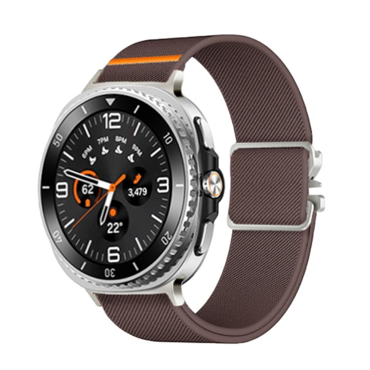 For Samsung Galaxy Watch8 / Watch8 Classic Parachute Buckle Stretch Nylon Watch Band(Smokey Purple) - free shipping - PMC TechLife - Order now!