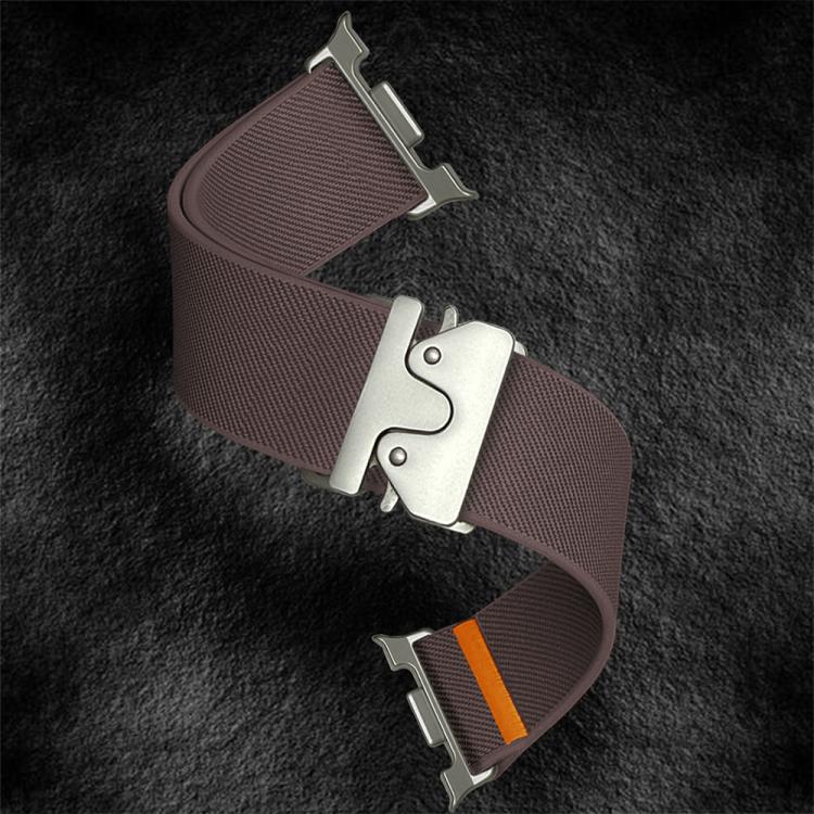 For Samsung Galaxy Watch8 / Watch8 Classic Parachute Buckle Stretch Nylon Watch Band(Smokey Purple) - free shipping - PMC TechLife - Order now!