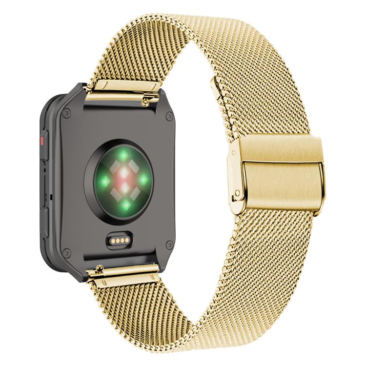 For Garmin Venu X1 Double Buckle Milanese Stainless Steel Watch Band(Gold) - free shipping - PMC TechLife - Order now!