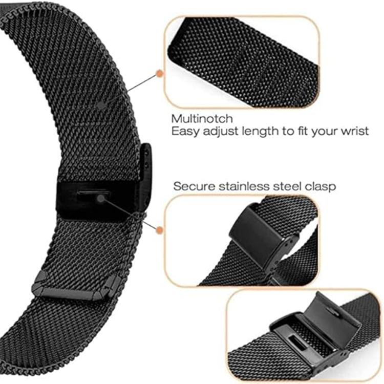 For Garmin Venu X1 Double Buckle Milanese Stainless Steel Watch Band(Rose Gold) - free shipping - PMC TechLife - Order now!