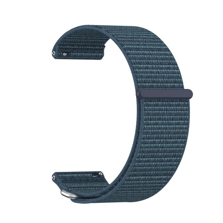 For Garmin Venu X1 Two Section Metal Ring Nylon Hook and Loop Fastener Watch Band(Dark Misty Gray) - free shipping - PMC TechLife - Order now!
