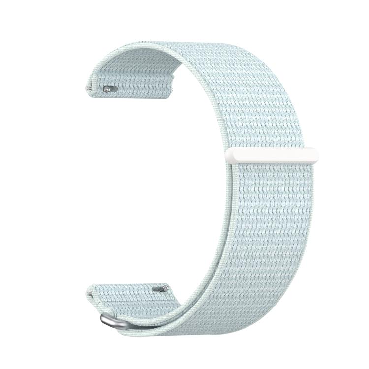 For Garmin Venu X1 Two Section Metal Ring Nylon Hook and Loop Fastener Watch Band(Light Green) - free shipping - PMC TechLife - Order now!