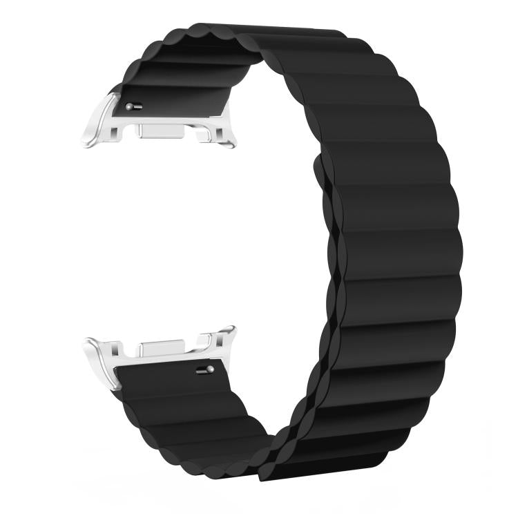For Samsung Galaxy Watch8 / Watch8 Classic Magnetic Silicone Watch Band(Black) - free shipping - PMC TechLife - Order now!