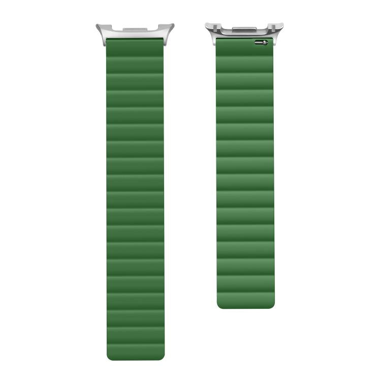 For Samsung Galaxy Watch8 / Watch8 Classic Magnetic Silicone Watch Band(Green) - free shipping - PMC TechLife - Order now!