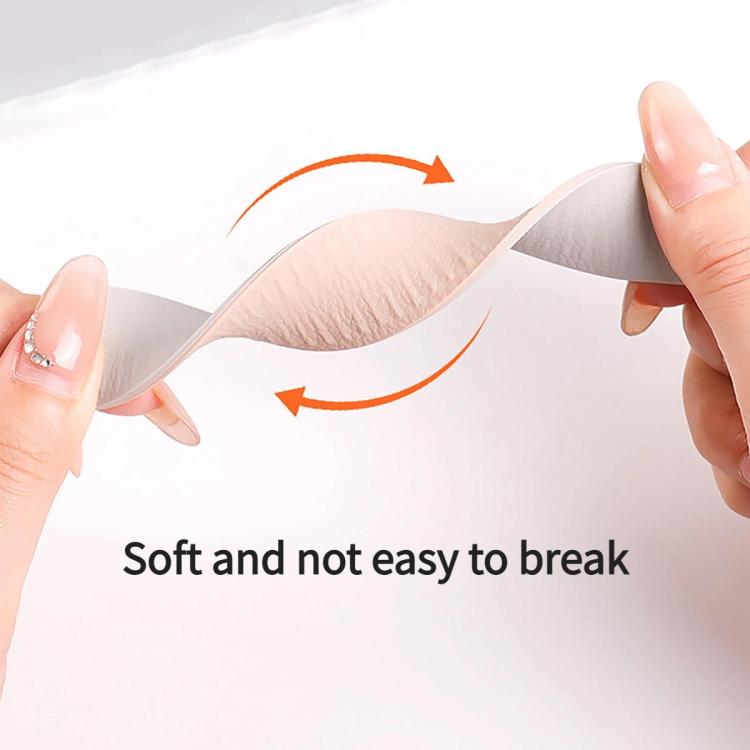 20mm Lychee Texture Soft Magnetic Silicone Watch Band(Gray Orange) - free shipping - PMC TechLife - Order now!