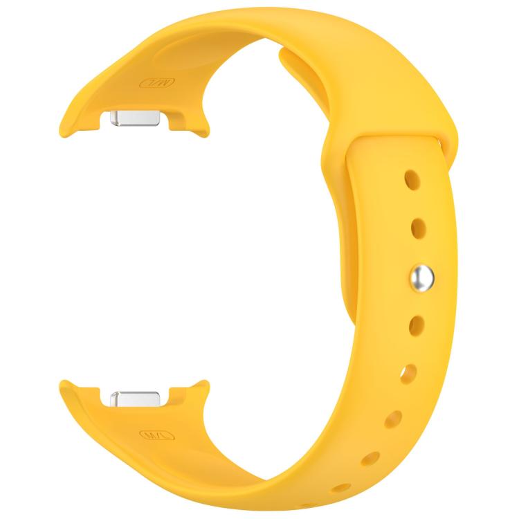 For Samsung Galaxy Watch8 / Watch8 Classic Reverse Buckle Silicone Watch Band(Yellow) - free shipping - PMC TechLife - Order now!