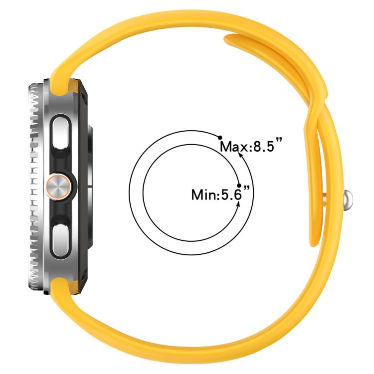 For Samsung Galaxy Watch8 / Watch8 Classic Reverse Buckle Silicone Watch Band(Orange) - free shipping - PMC TechLife - Order now!