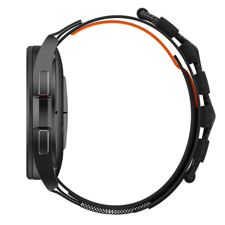 20mm Universal Braided Cord Nylon Hook and Loop Fastener Watch Band(Black) - free shipping - PMC TechLife - Order now!
