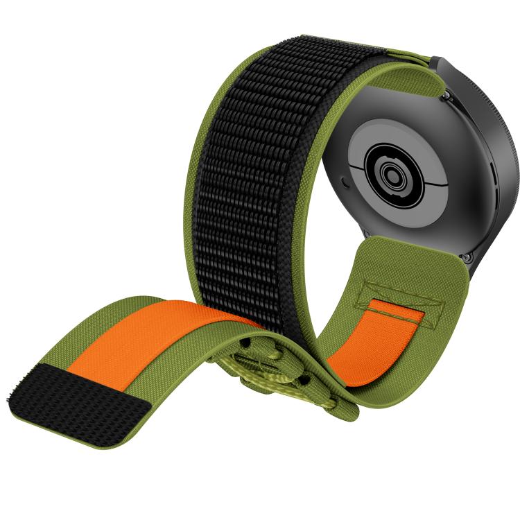 20mm Universal Braided Cord Nylon Hook and Loop Fastener Watch Band(Green) - free shipping - PMC TechLife - Order now!