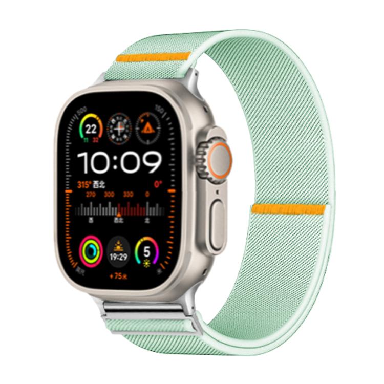 For Apple Watch 42mm / 41mm / 40mm / 38mm Adjustable Single Loop Elastic Nylon Watch Band(Mint Green) - free shipping - PMC TechLife - Order now!