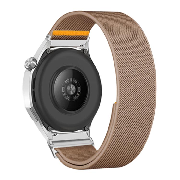 18mm Adjustable Single Loop Elastic Nylon Watch Band(Milk Tea) - free shipping - PMC TechLife - Order now!