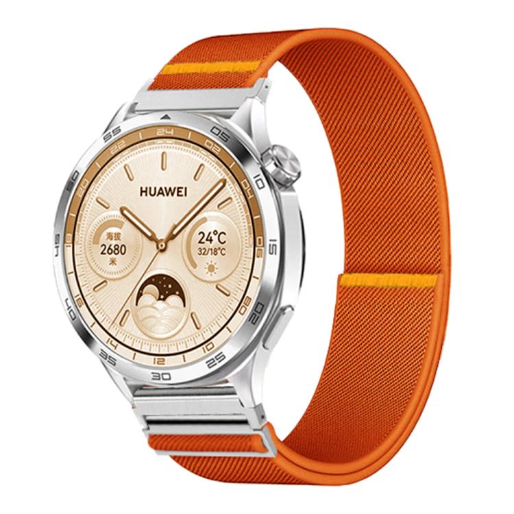 18mm Adjustable Single Loop Elastic Nylon Watch Band(Orange) - free shipping - PMC TechLife - Order now!