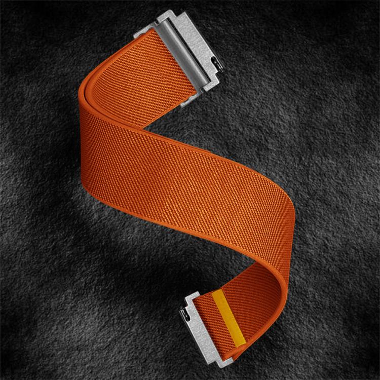 18mm Adjustable Single Loop Elastic Nylon Watch Band(Orange) - free shipping - PMC TechLife - Order now!