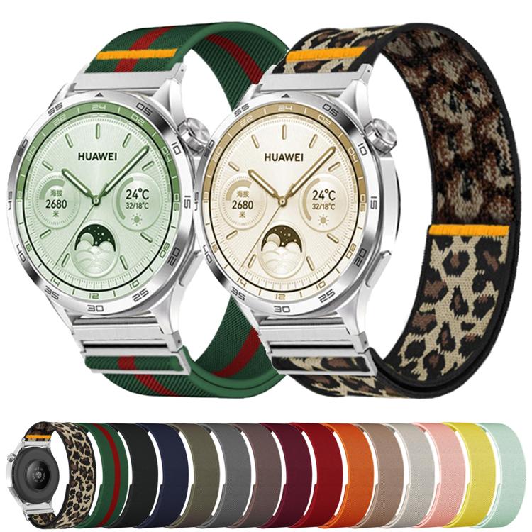 22mm Adjustable Single Loop Elastic Nylon Watch Band(Army Green) - free shipping - PMC TechLife - Order now!