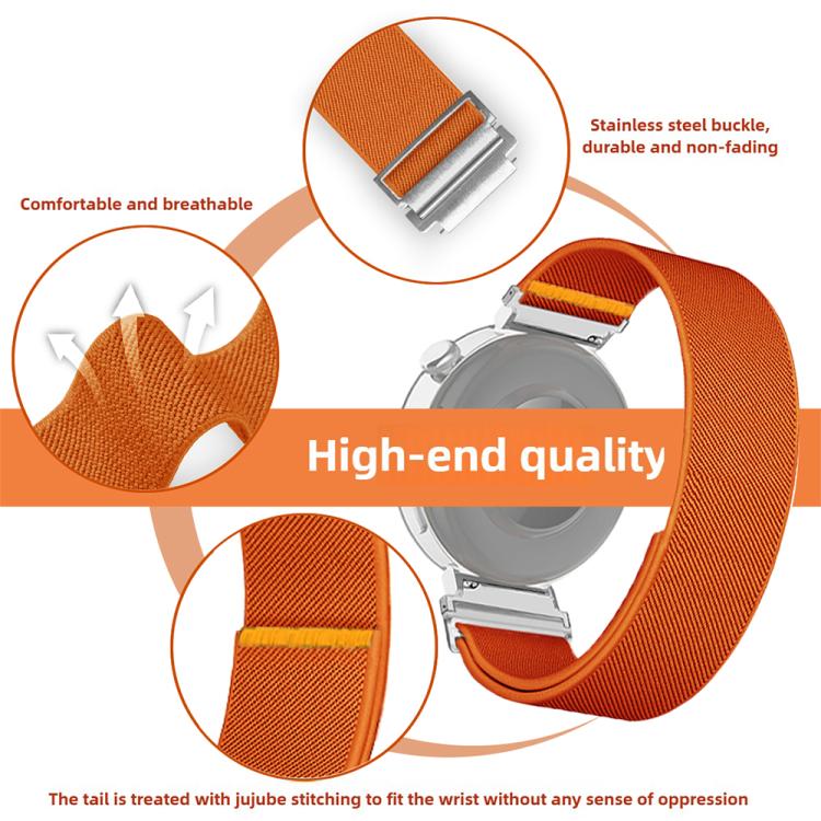 18mm Adjustable Single Loop Elastic Nylon Watch Band(Starlight) - free shipping - PMC TechLife - Order now!