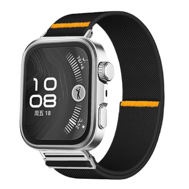 For Huawei Watch Fit3 / Fit4 / Fit4 Pro Adjustable Single Loop Elastic Nylon Watch Band(Black) - free shipping - PMC TechLife - Order now!