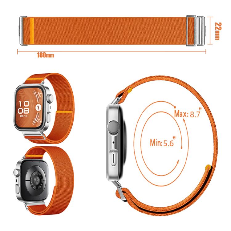 For Huawei Watch Fit3 / Fit4 / Fit4 Pro Adjustable Single Loop Elastic Nylon Watch Band(Army Green) - free shipping - PMC TechLife - Order now!