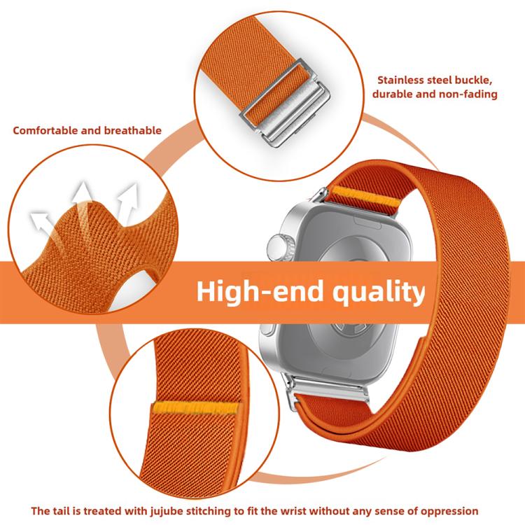 For Huawei Watch Fit3 / Fit4 / Fit4 Pro Adjustable Single Loop Elastic Nylon Watch Band(Army Green) - free shipping - PMC TechLife - Order now!