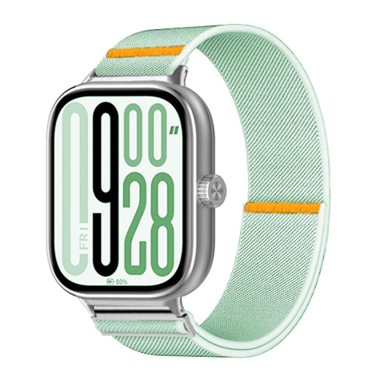 For Xiaomi Smart Band 9 Pro / Redmi Watch 5 Adjustable Single Loop Elastic Nylon Watch Band(Mint Green) - free shipping - PMC TechLife - Order now!
