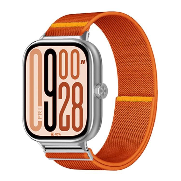 For Xiaomi Smart Band 9 Pro / Redmi Watch 5 Adjustable Single Loop Elastic Nylon Watch Band(Orange) - free shipping - PMC TechLife - Order now!