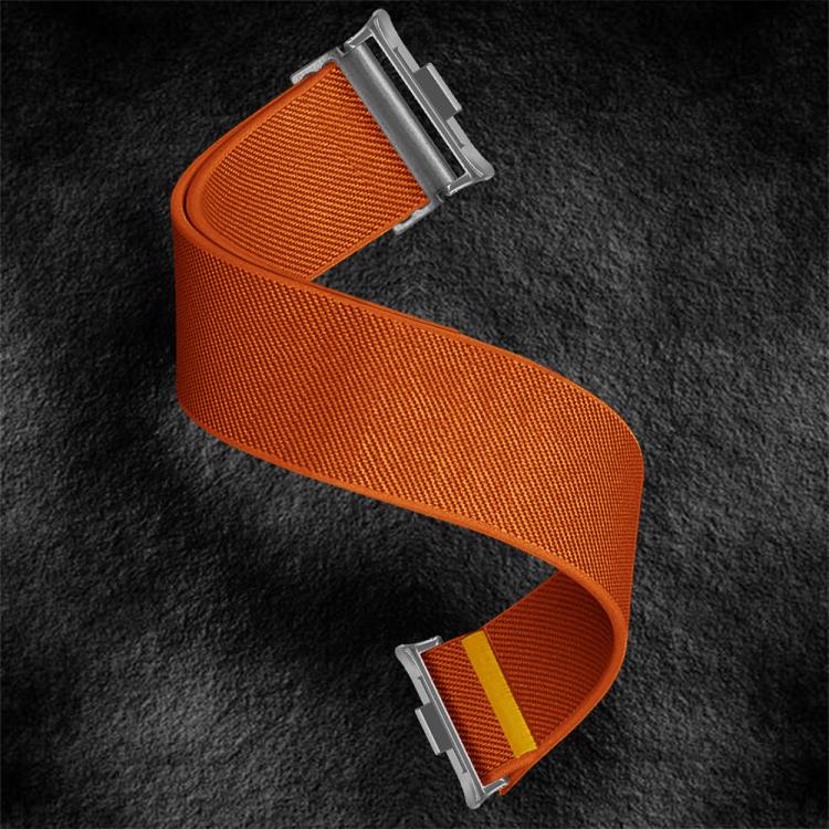 For Xiaomi Smart Band 9 Pro / Redmi Watch 5 Adjustable Single Loop Elastic Nylon Watch Band(Orange) - free shipping - PMC TechLife - Order now!