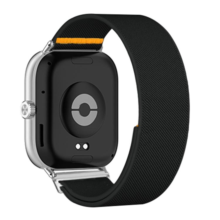 For Xiaomi Smart Band 9 Pro / Redmi Watch 5 Adjustable Single Loop Elastic Nylon Watch Band(Black) - free shipping - PMC TechLife - Order now!