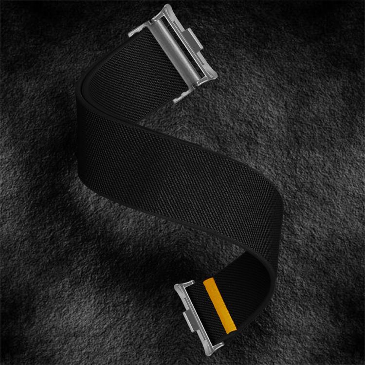 For Xiaomi Smart Band 9 Pro / Redmi Watch 5 Adjustable Single Loop Elastic Nylon Watch Band(Black) - free shipping - PMC TechLife - Order now!