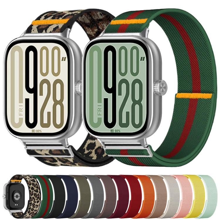 For Xiaomi Smart Band 9 Pro / Redmi Watch 5 Adjustable Single Loop Elastic Nylon Watch Band(Mint Green) - free shipping - PMC TechLife - Order now!