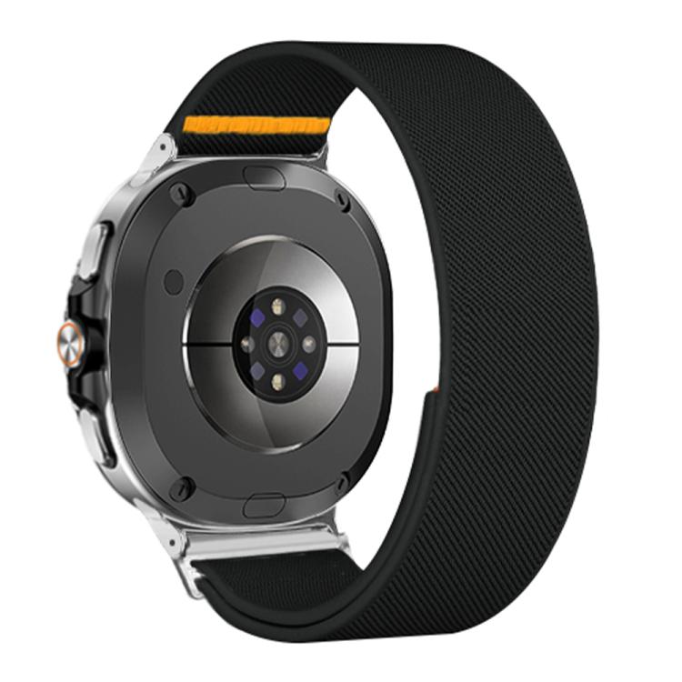 For Samsung Galaxy Watch8 / Watch8 Classic Adjustable Single Loop Elastic Nylon Watch Band(Black) - free shipping - PMC TechLife - Order now!