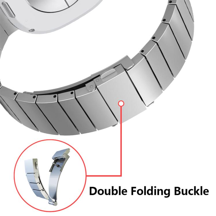 For Samsung Galaxy Watch8 / Watch8 Classic Integrated One Bead Stainless Steel Watch Band(Gray) - free shipping - PMC TechLife - Order now!