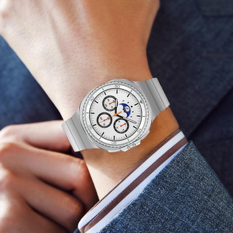 For Samsung Galaxy Watch8 / Watch8 Classic Integrated One Bead Stainless Steel Watch Band(Silver) - free shipping - PMC TechLife - Order now!