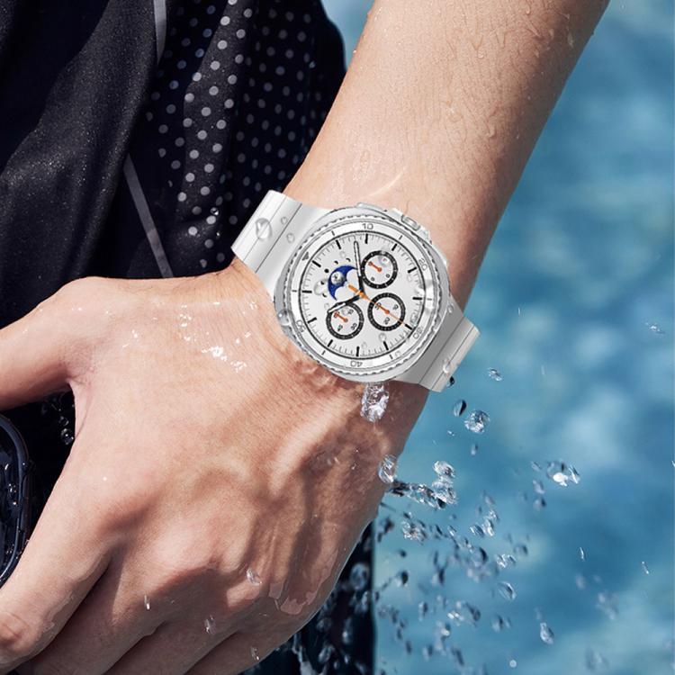 For Samsung Galaxy Watch8 / Watch8 Classic Integrated One Bead Stainless Steel Watch Band(Titanium Color) - free shipping - PMC TechLife - Order now!