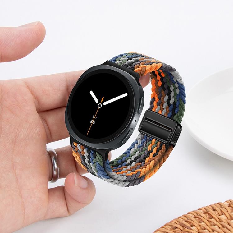 For Samsung Galaxy Watch8 / Watch8 Classic Loop Magnetic Buckle Braided Nylon Watch Band(Violet) - free shipping - PMC TechLife - Order now!