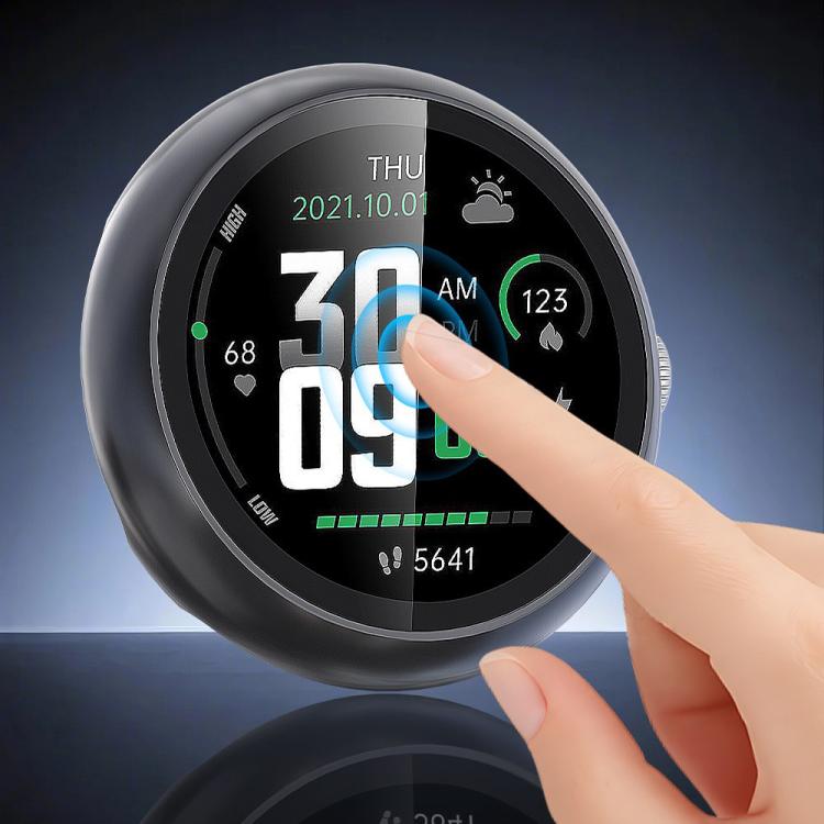 For Google Pixel Watch4 41mm Tempered Film Integrated PC Watch Protective Cover(Black) - free shipping - PMC TechLife - Order now!